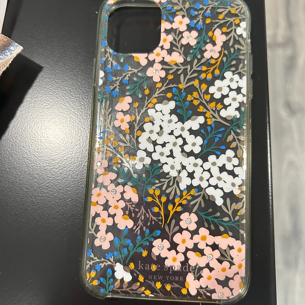 Kate Spade iPhone XR Protective Case - Multi Floral Rose Pacific